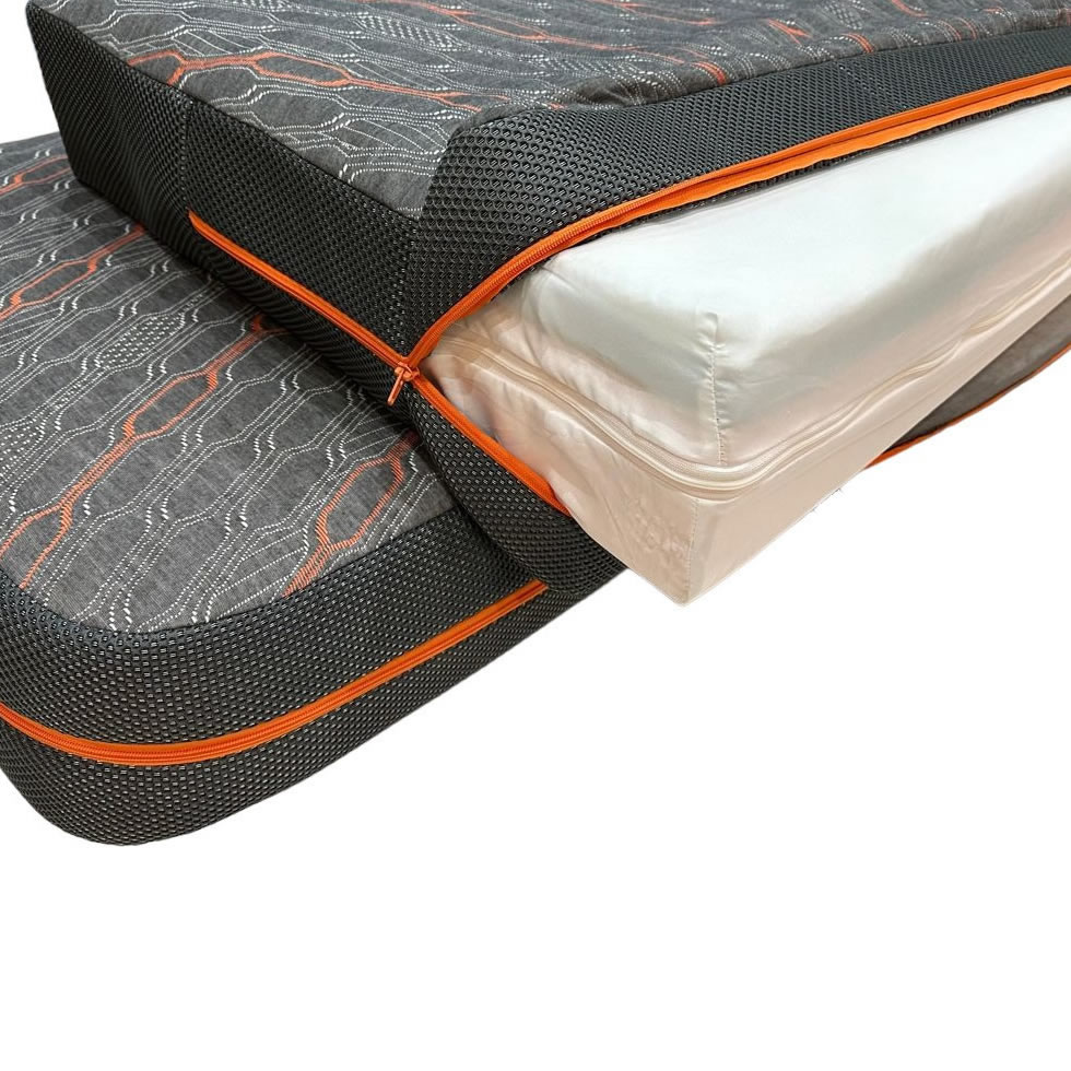 detalle funda interior colchon cabina camion desenfundable mercedes actros l truck descanso