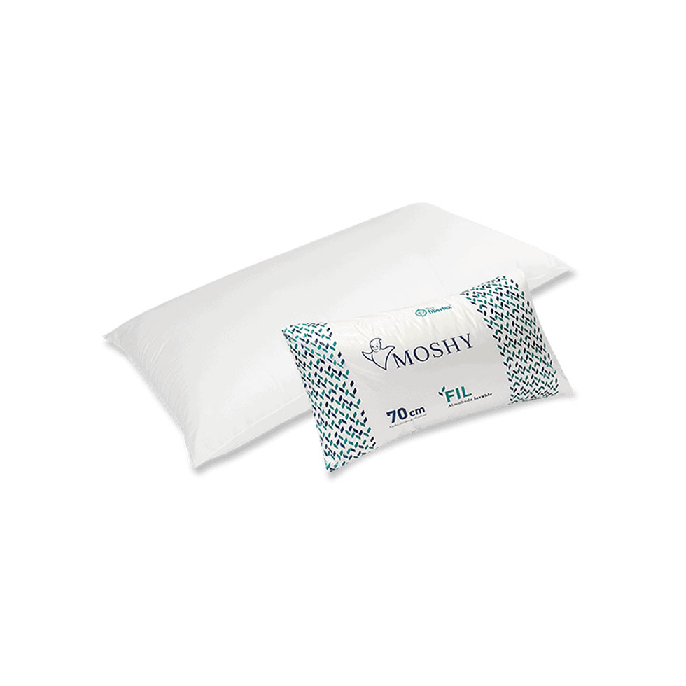Almohada de fibra SOFT multiposicional con firmeza media