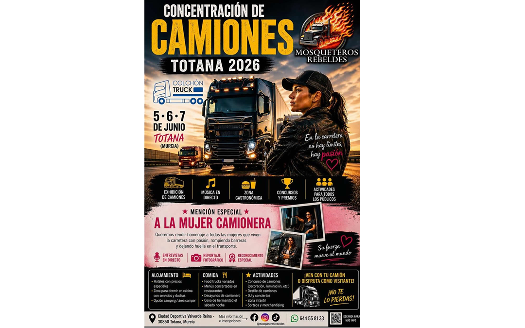 ColchonTruck estará en la Concentración de Camiones de Totana